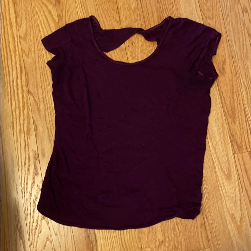 Purple lightweight top